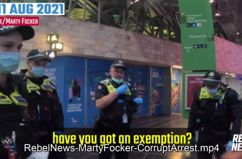  (6 mins) – Rebel News – Corrupt Aussie Cops Serve & Protect – Their Owners!